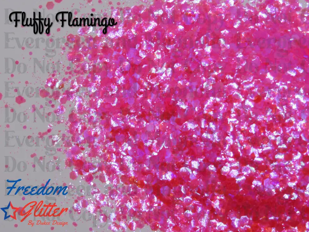 Fluffy Flamingo (High Sparkle Iridescent Glitter)