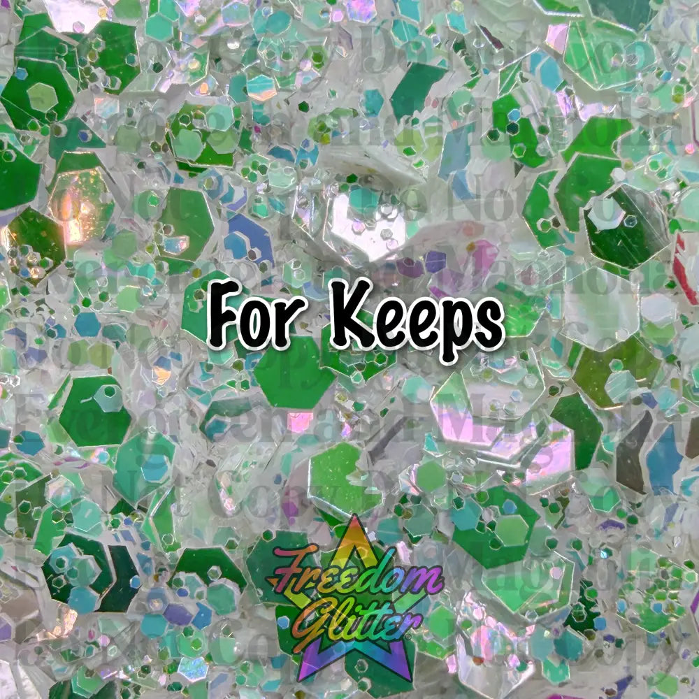 For Keeps (Pearl Iridescent Glitter)