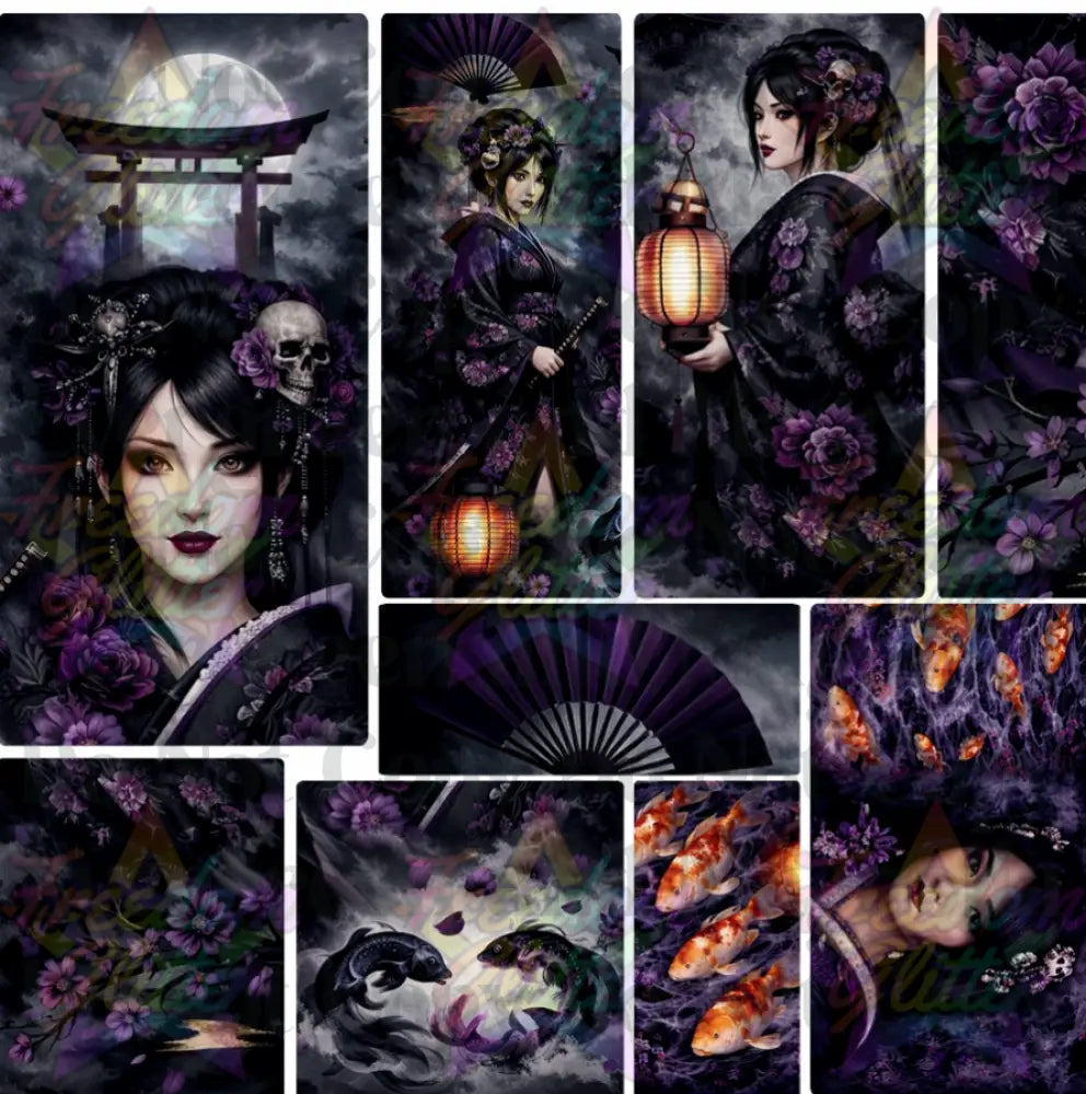 Mixed Image Sheet - Geisha (Printed Vinyl)