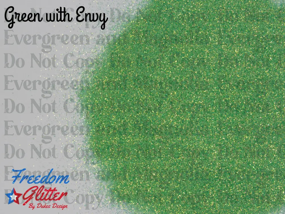 Green with Envy (High Sparkle Iridescent Glitter)