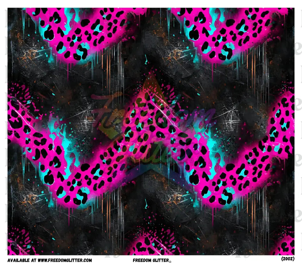 Grunge Leopard Wrap (Printed Vinyl)