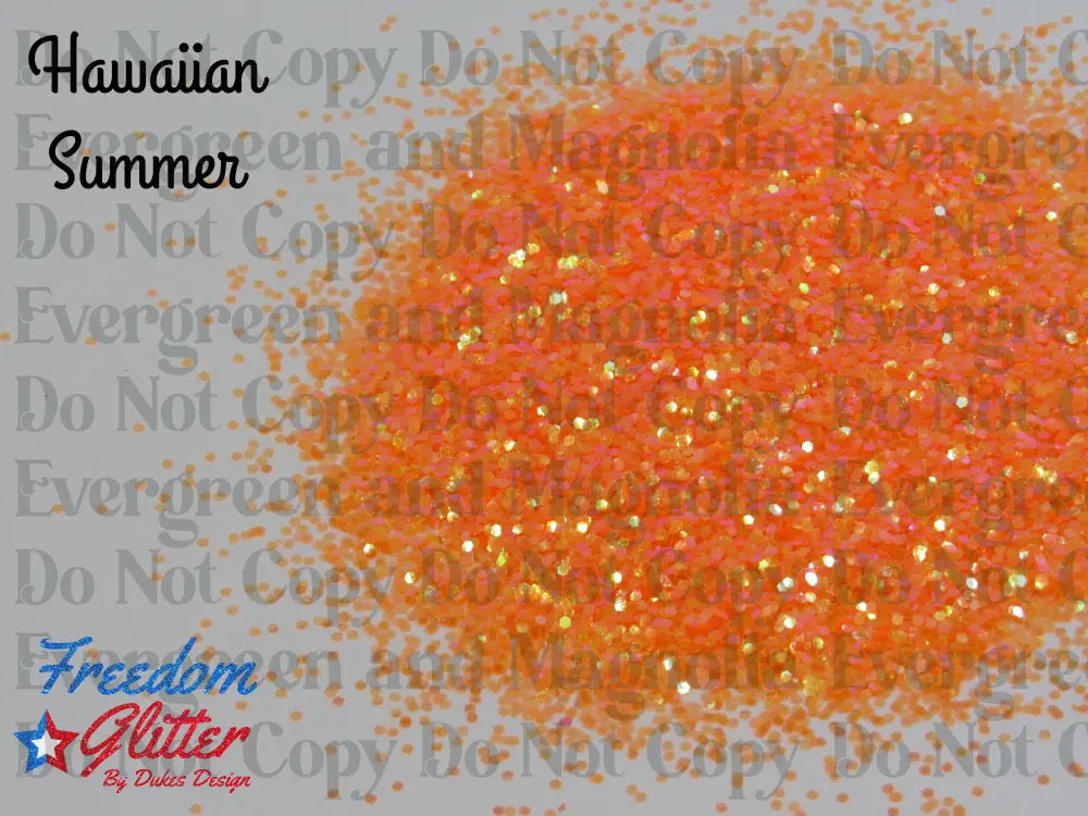 Hawaiian Summer (Iridescent Glitter)