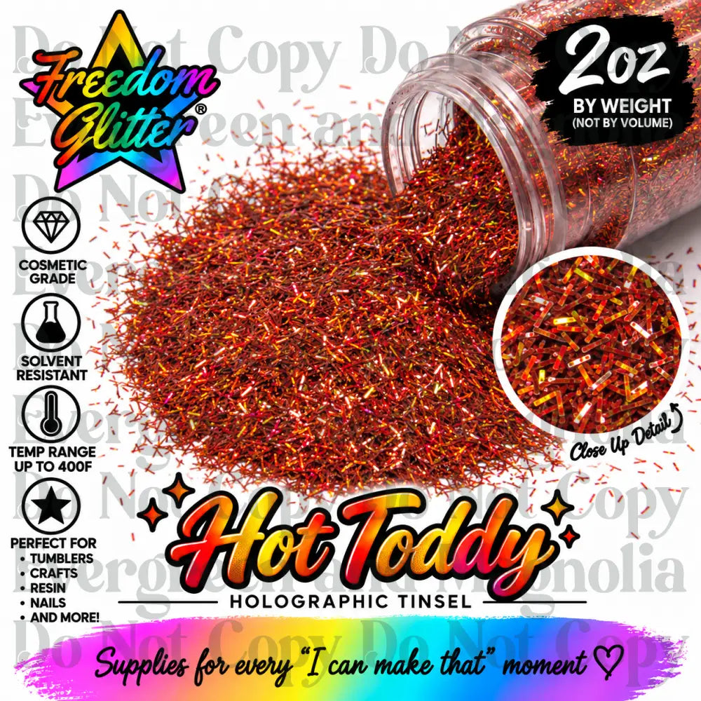Hot Toddy (Holographic Tinsel Glitter)