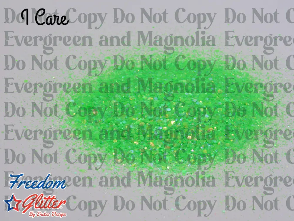 I Care (Iridescent Glitter)