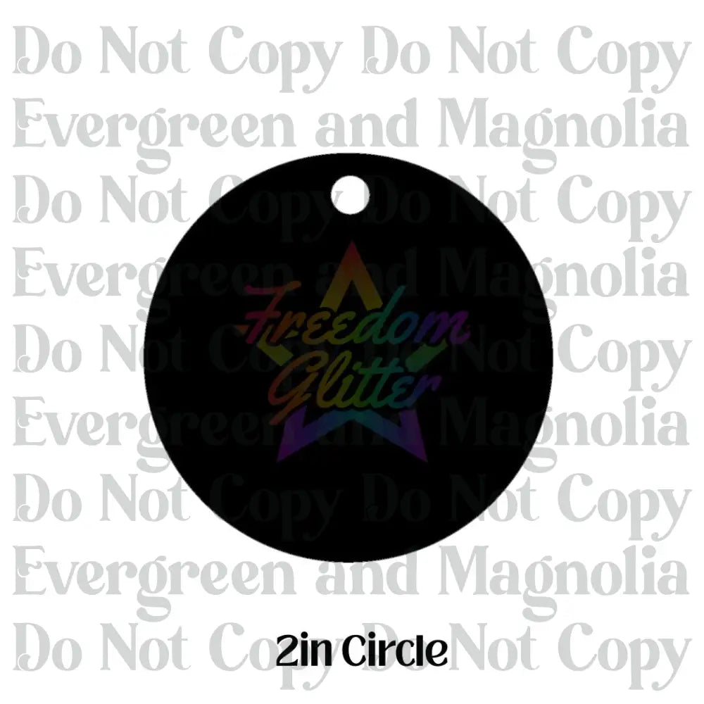2in Circle Keychain Acrylic Blank – Clear Acrylic