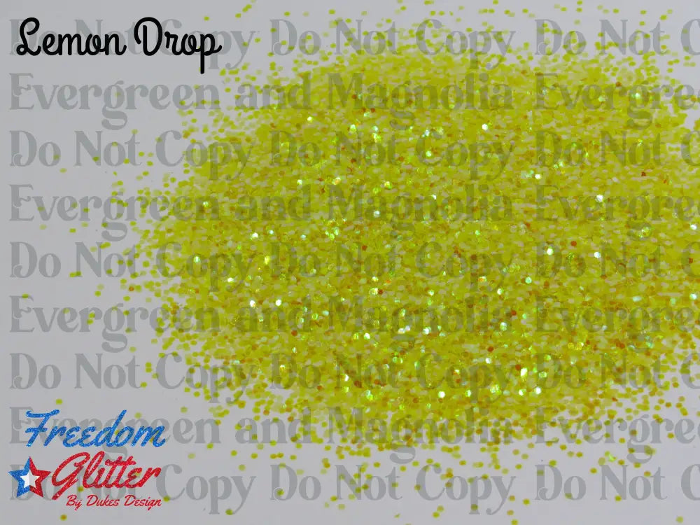 Lemon Drop (Iridescent Glitter)