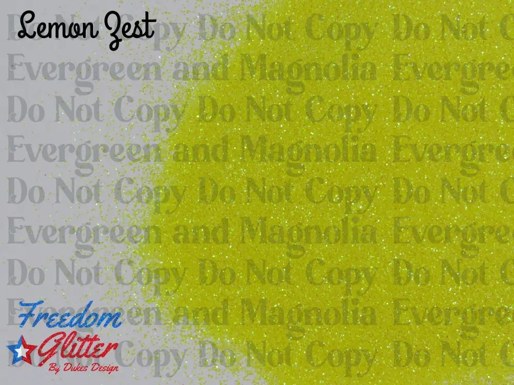 Lemon Zest (Iridescent Glitter)