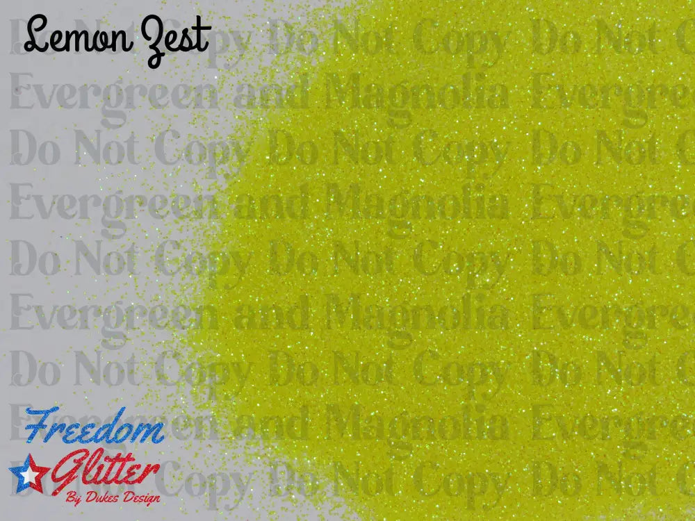 Lemon Zest (Iridescent Glitter)