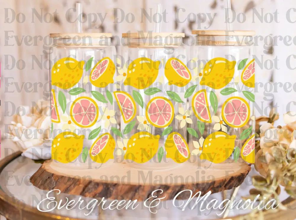 Lemons3 UV DTF print