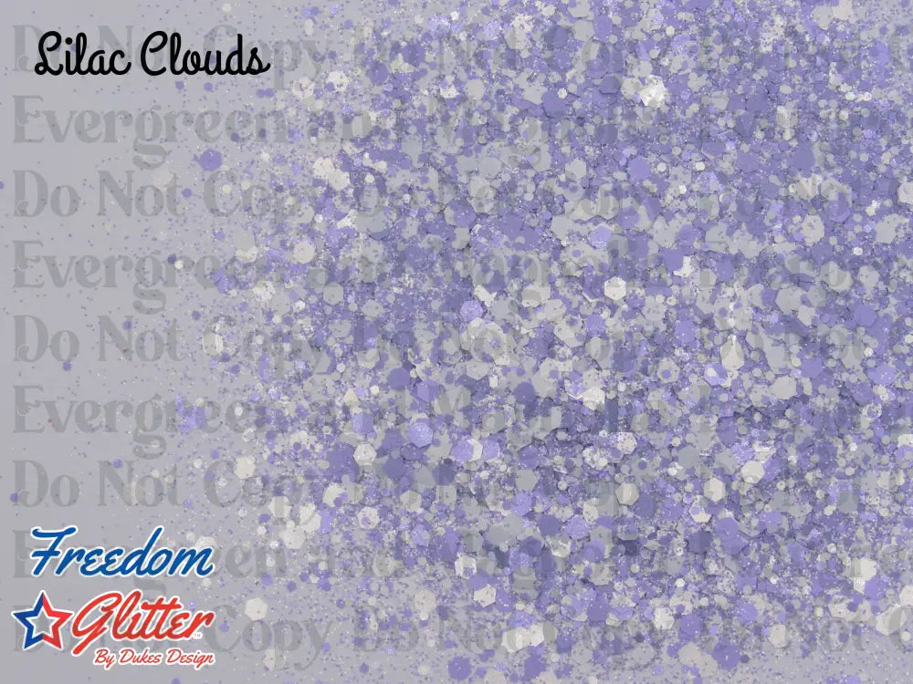 Lilac Clouds (Pearl Iridescent Glitter)