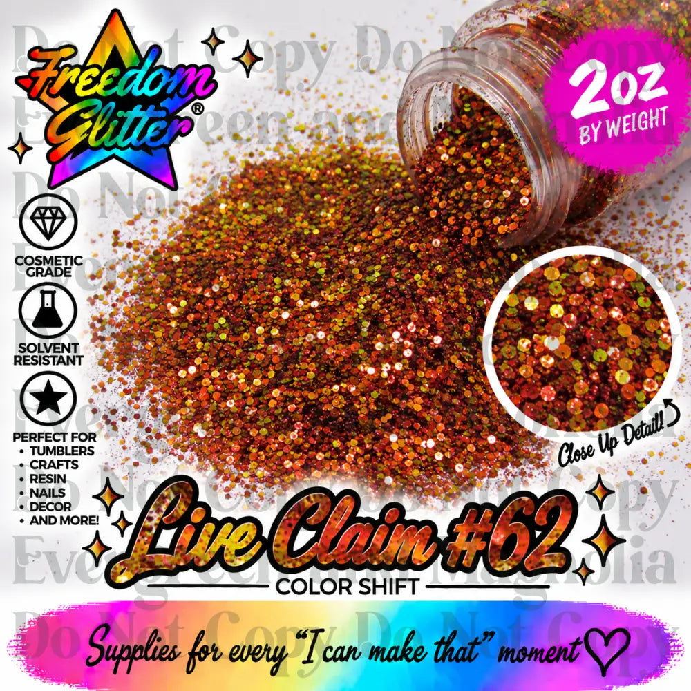 LIVE Claim Glitter #62