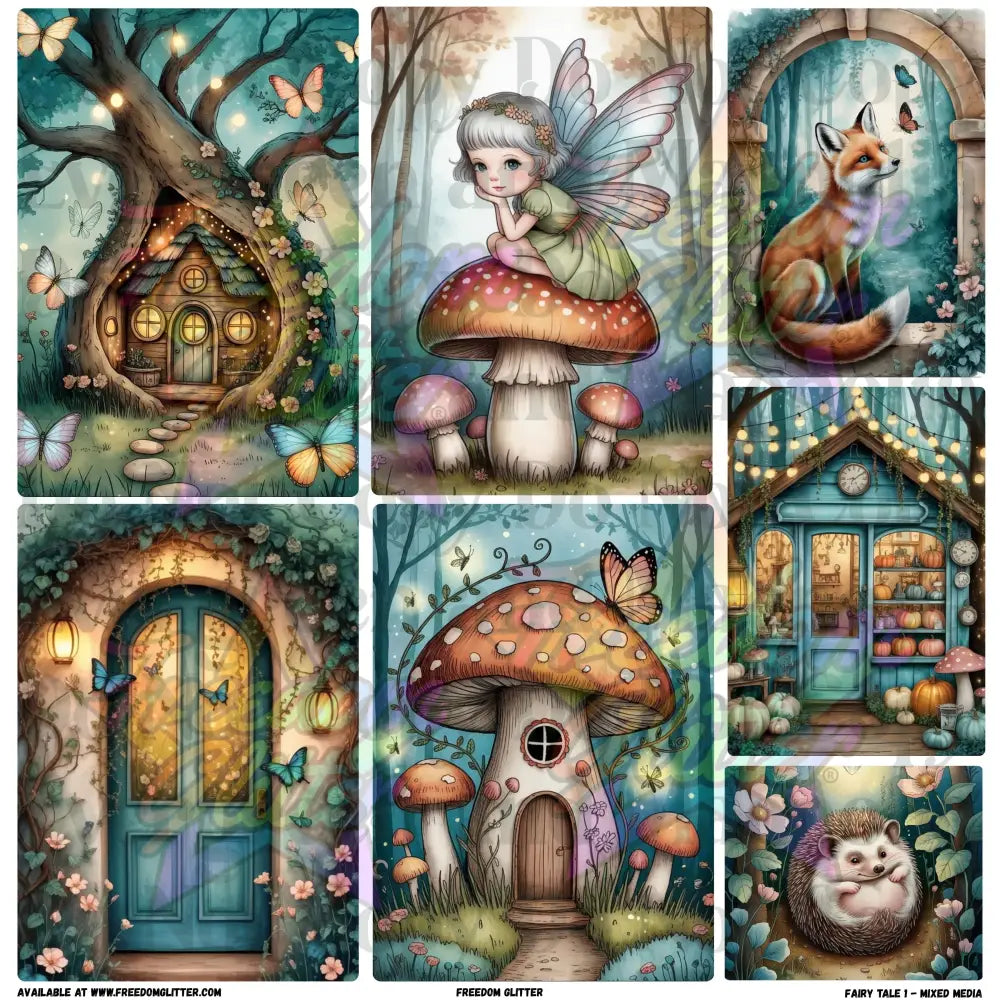 Mixed Image Sheet - Fairy Tale (Printed Vinyl)