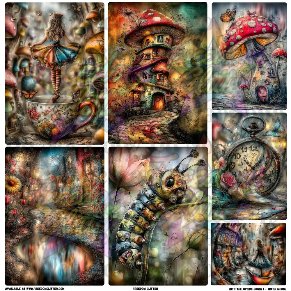 Mixed Image Sheet - Into The Upside-Down 1 (Printed Vinyl)