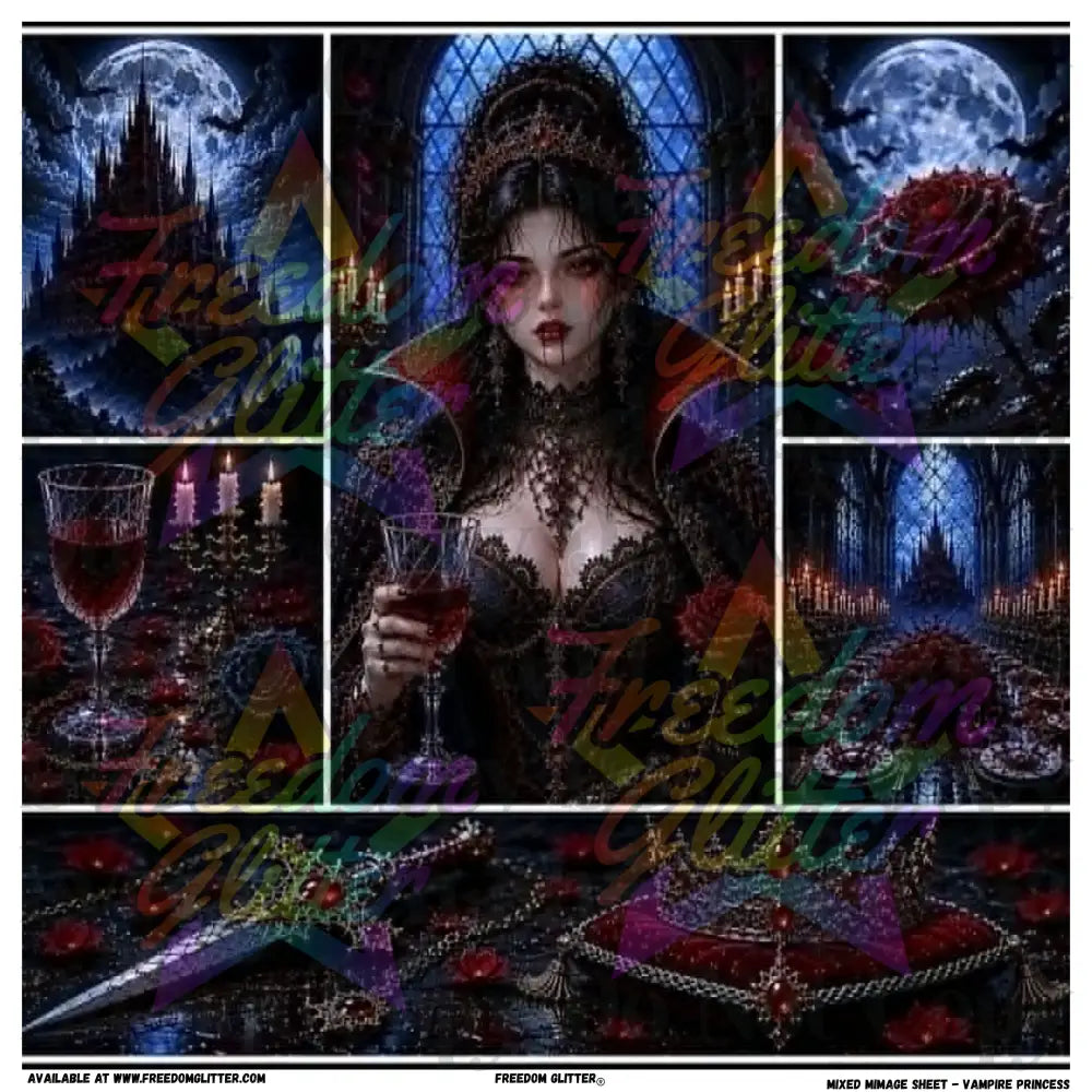 Mixed Image Sheet - Vampire Princess (Printed Vinyl)
