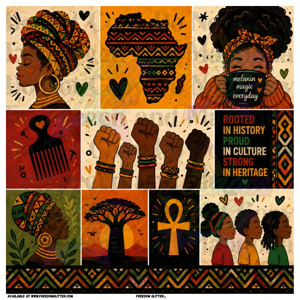 Mixed Image - African American Heritage 4 (Printed Vinyl)