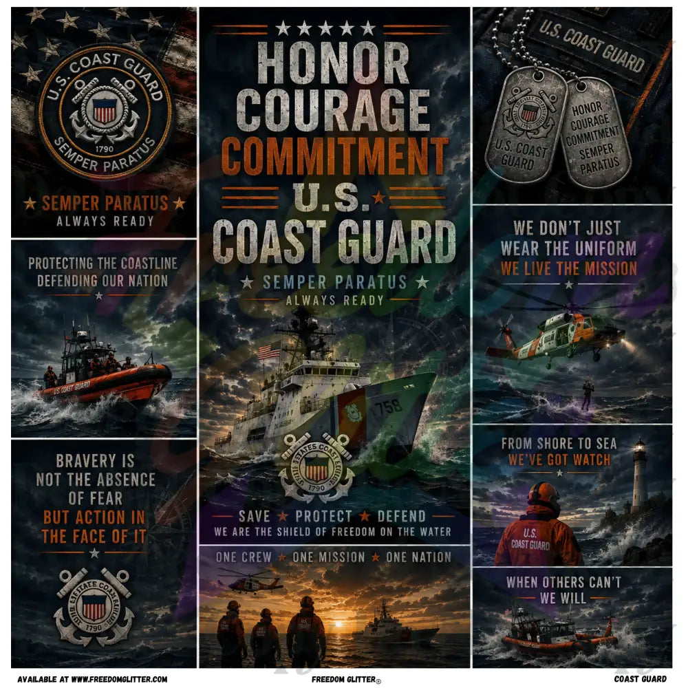 Mixed Image - Coast Guard (Printed Vinyl)