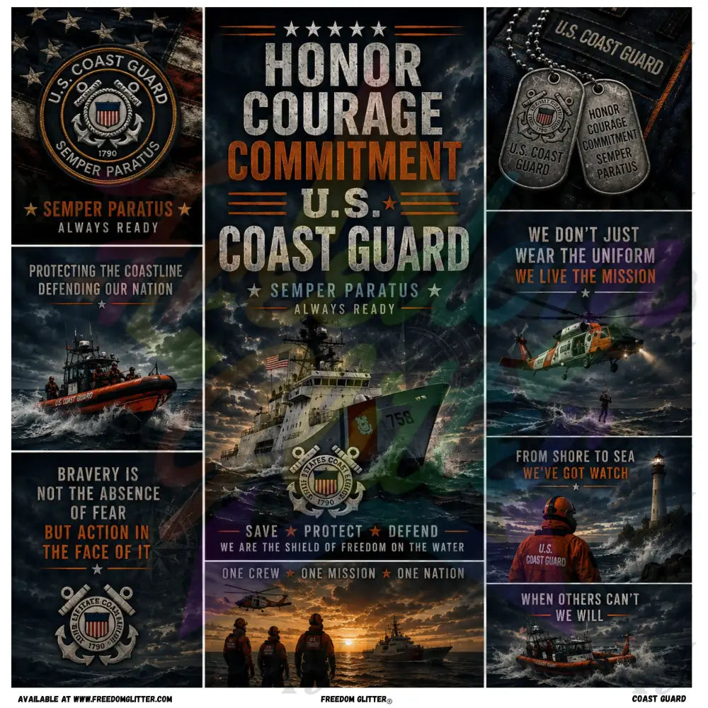 Mixed Image - Coast Guard (Printed Vinyl)