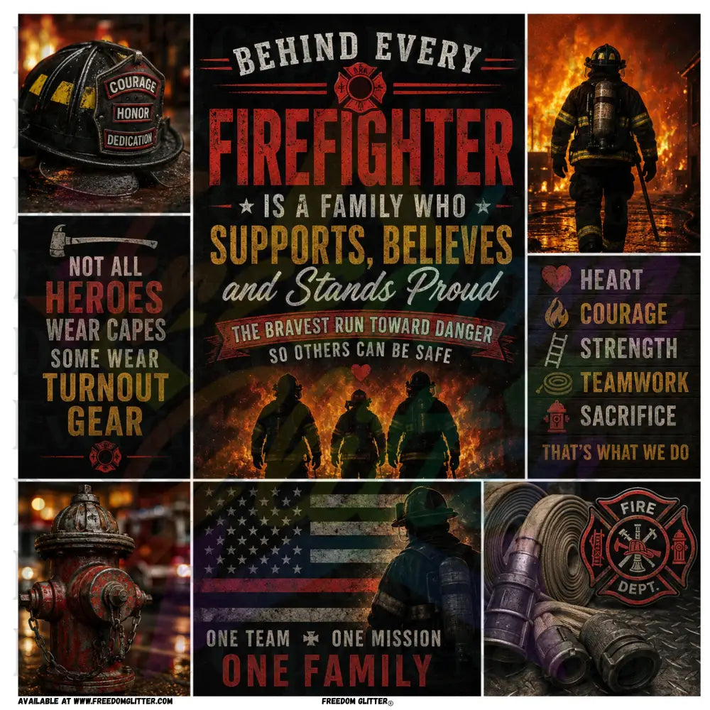Mixed Image - Firefighter (Printed Vinyl)