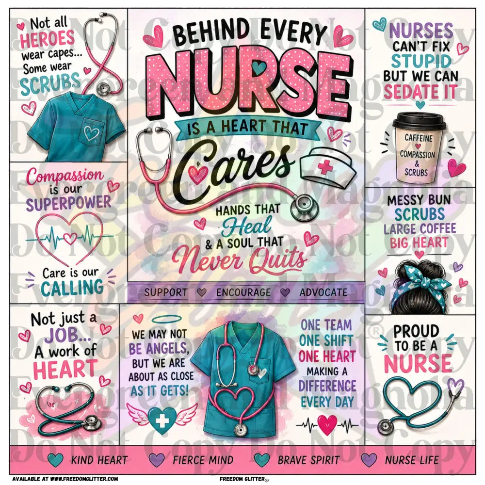 Mixed Image - Nurse (Printed Vinyl)