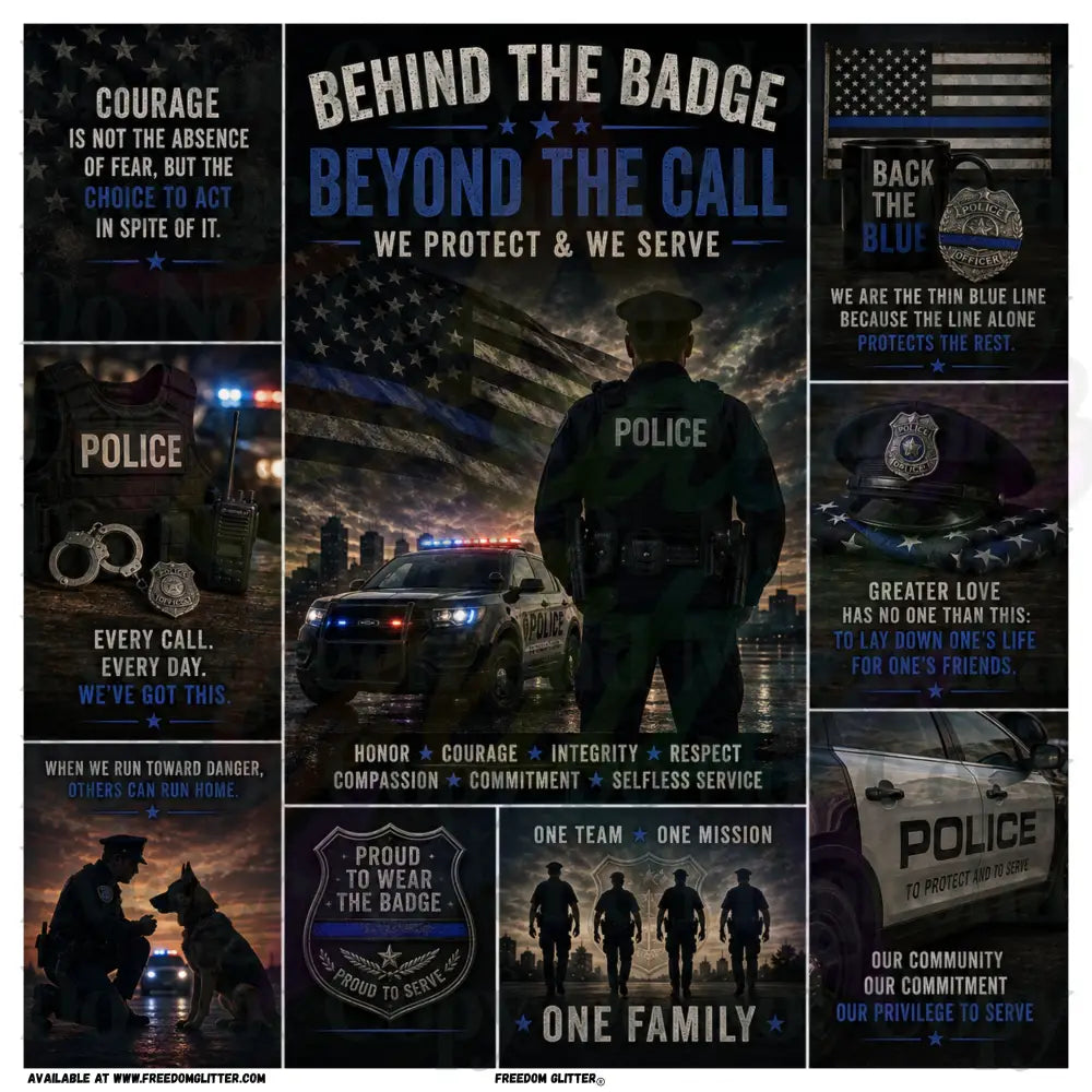 Mixed Image - Police Officer (Printed Vinyl)