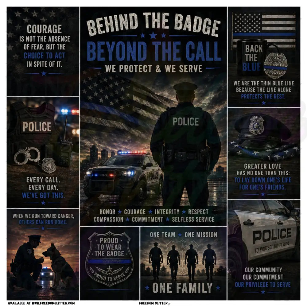 Mixed Image - Police Officer (Printed Vinyl)