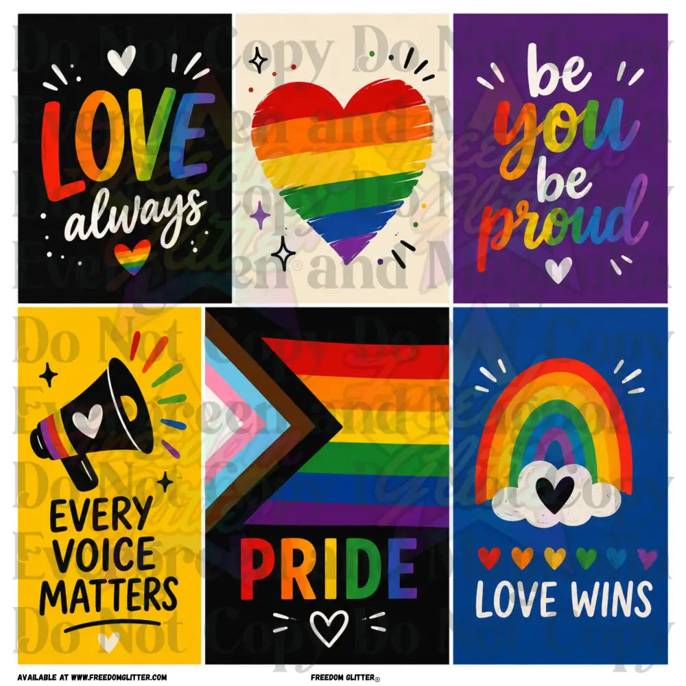Mixed Image - Pride 2 (Printed Vinyl)