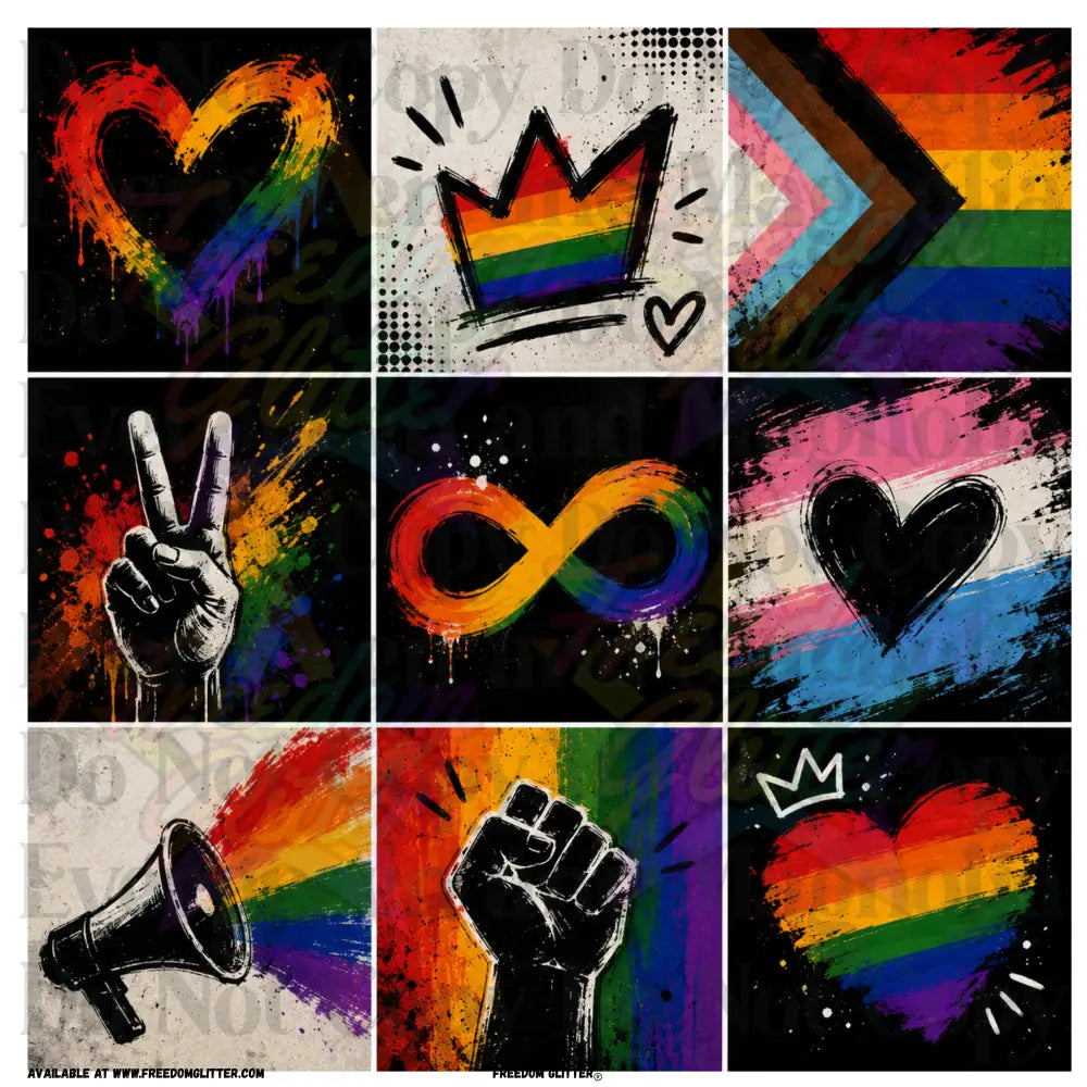 Mixed Image - Pride 3 (Printed Vinyl)