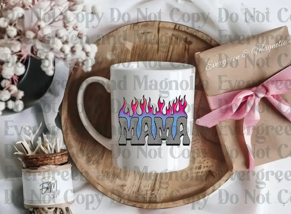 Mamaflamespink Decal