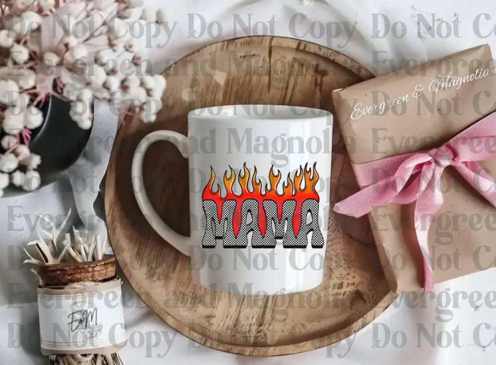 Mamaflamesred Decal