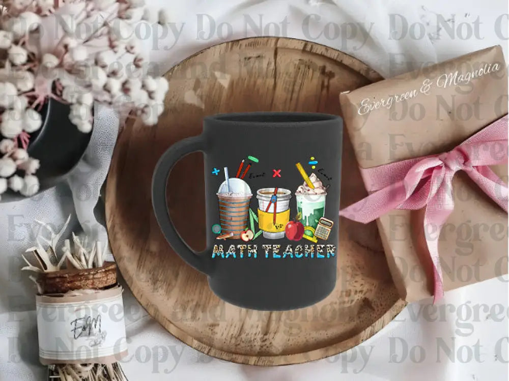 Math Teacher (2) Decal