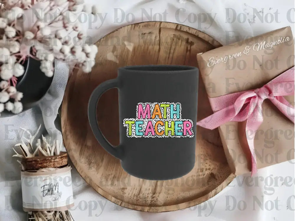 Math Teacher (28) Decal
