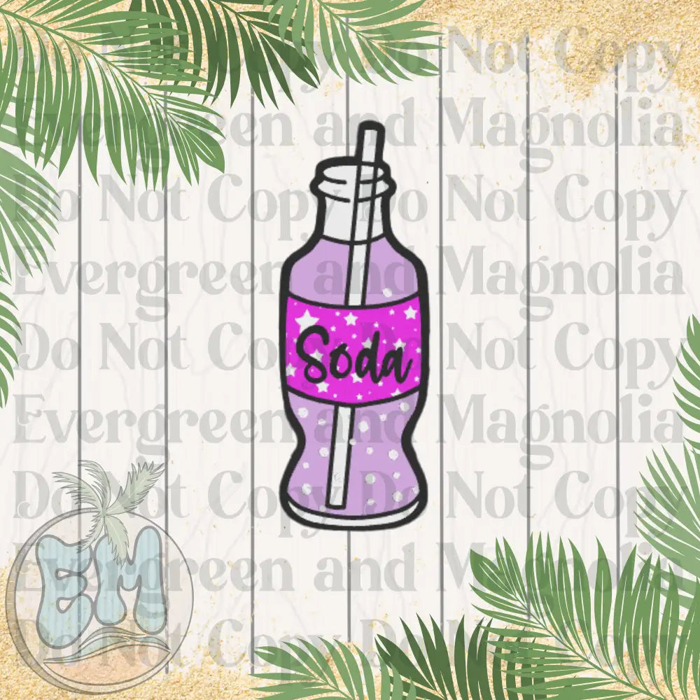 Pink soda