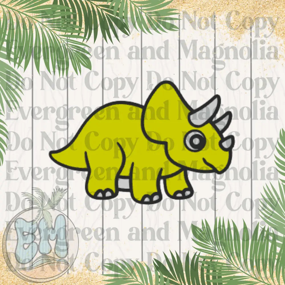 Yellow dinosaur