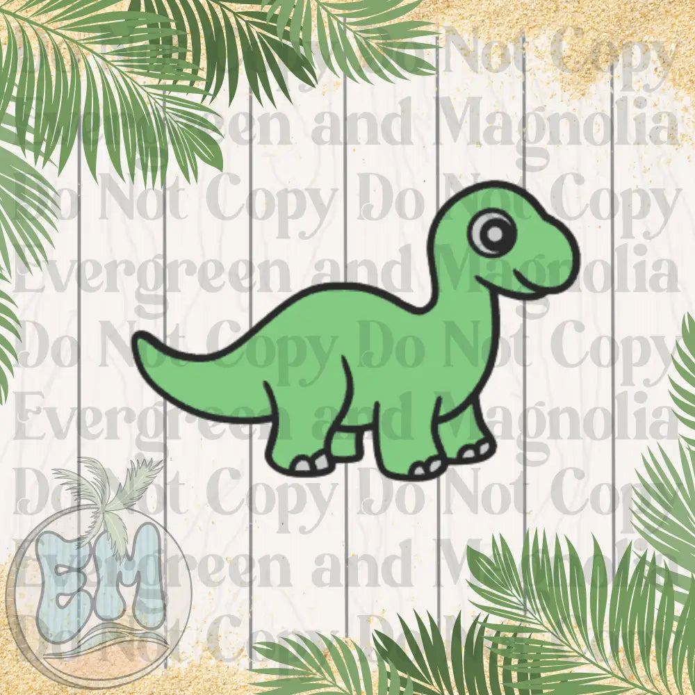Green dinosaur