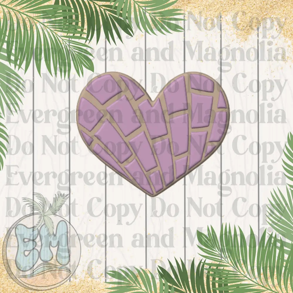 Pink heart pastry