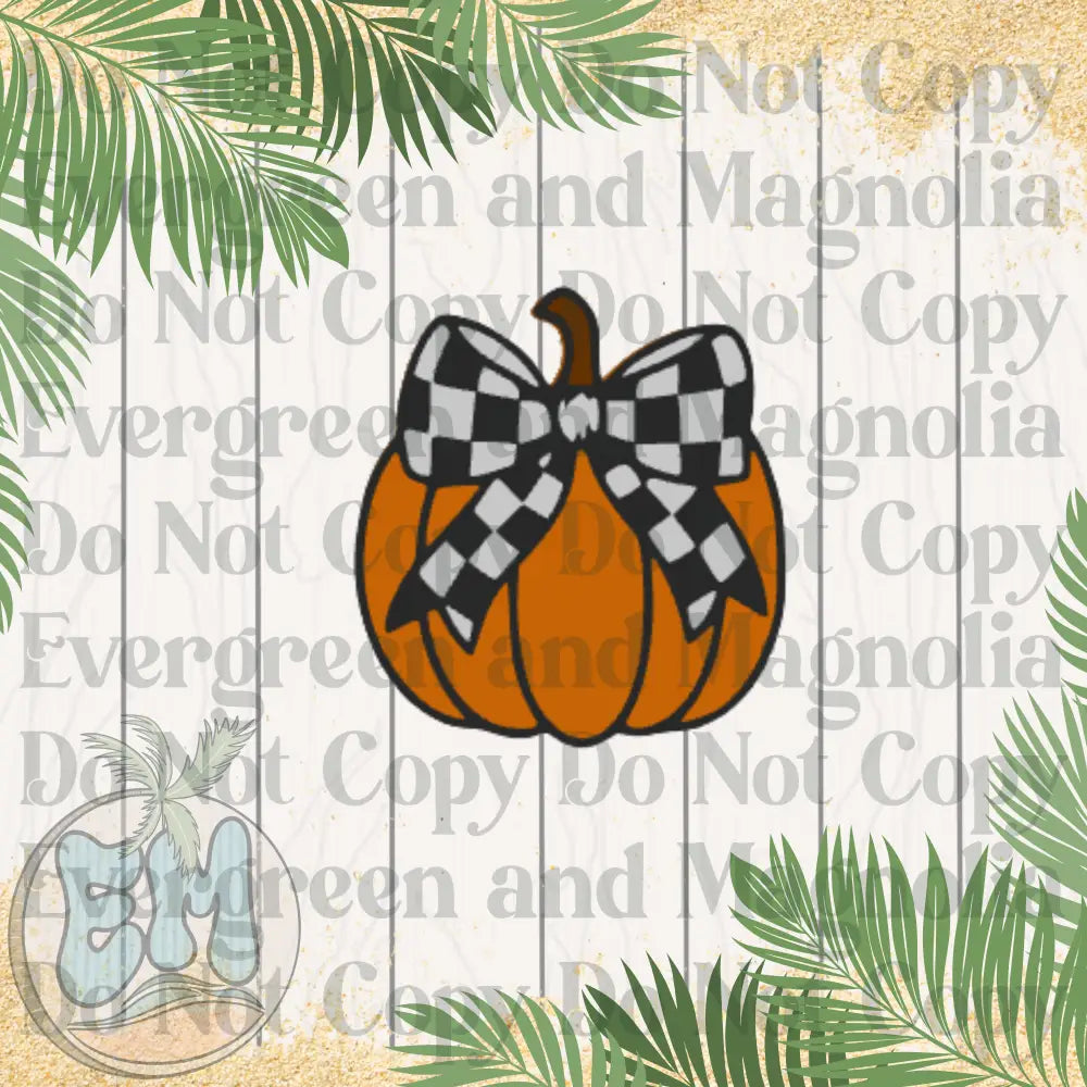 Checkered coquette pumpkin