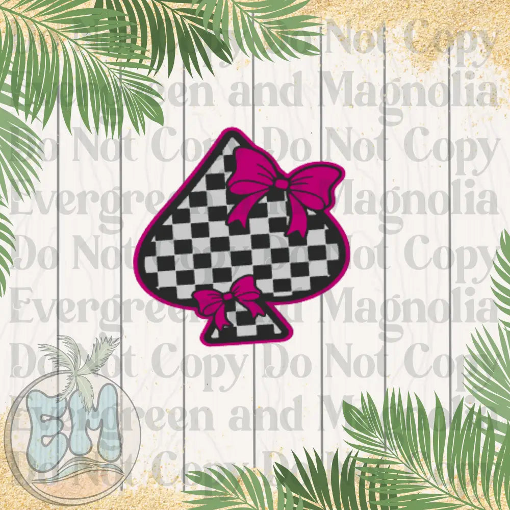 Pink coquette spade