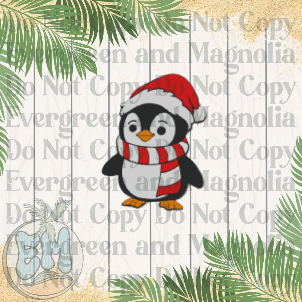 Santa penguin