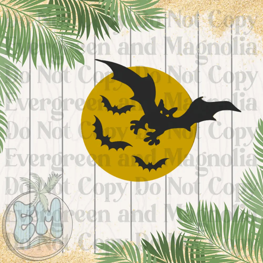 Full moon bats