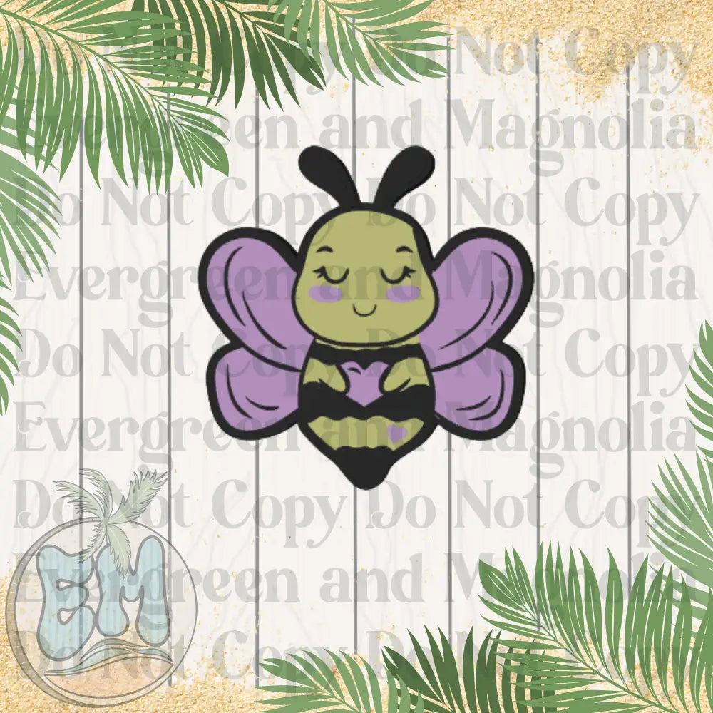 Purple bee