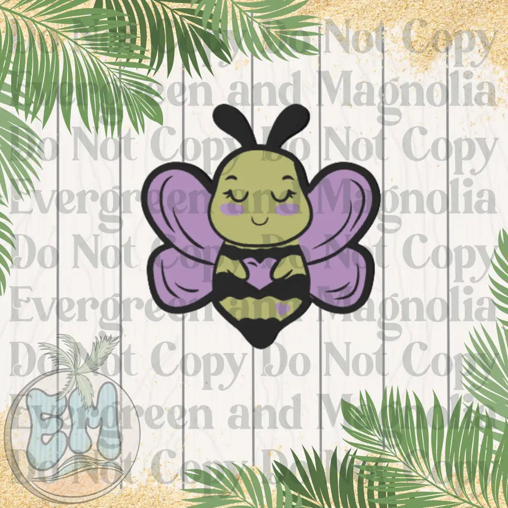 Purple bee