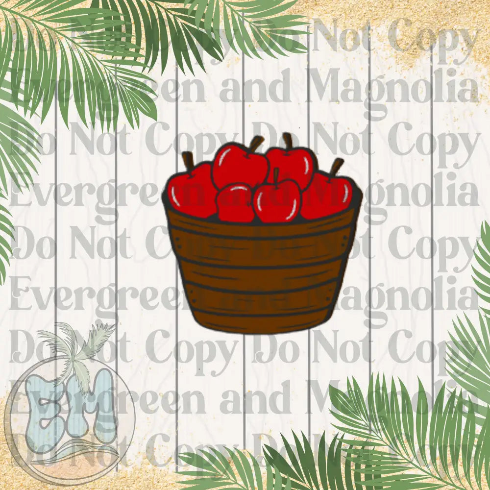 Bucket of apples