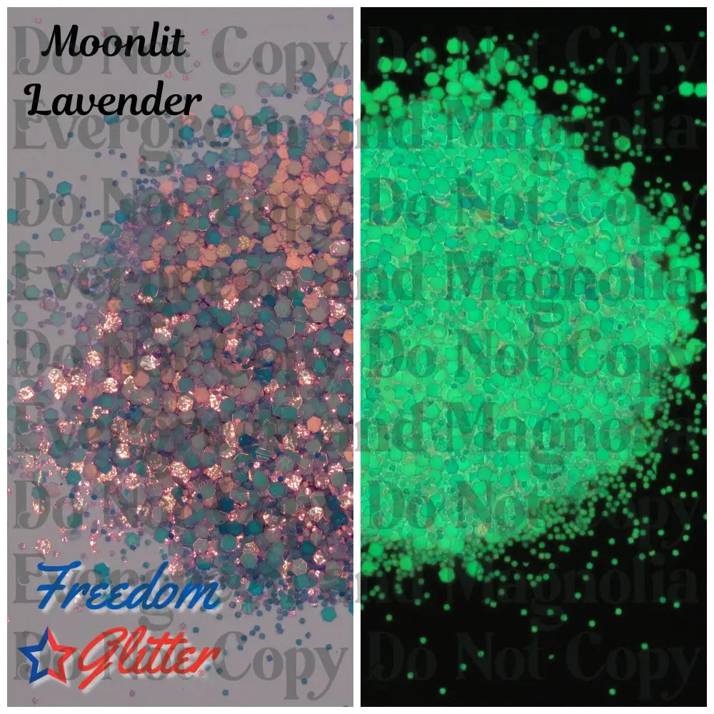 Moonlit Lavender (Glow Glitter)