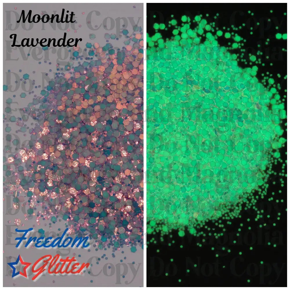 Moonlit Lavender (Glow Glitter)