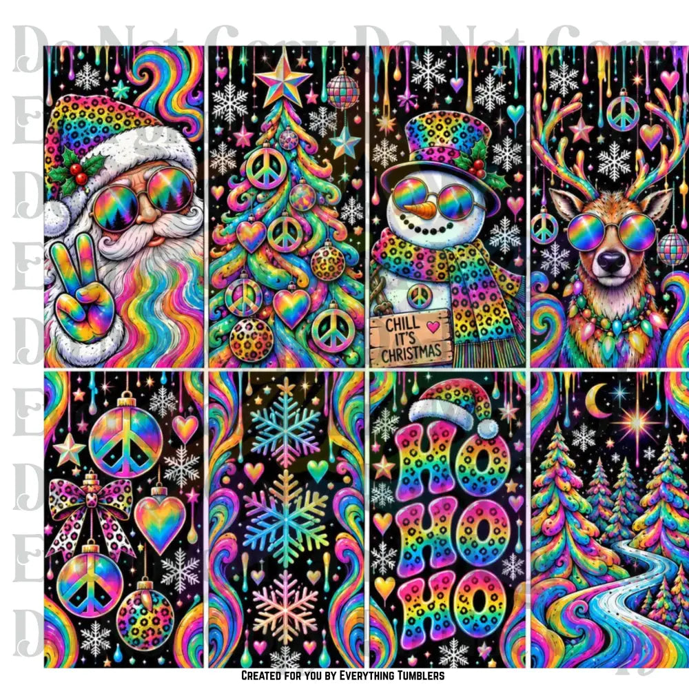 Neon Christmas 1 (Printed Vinyl)