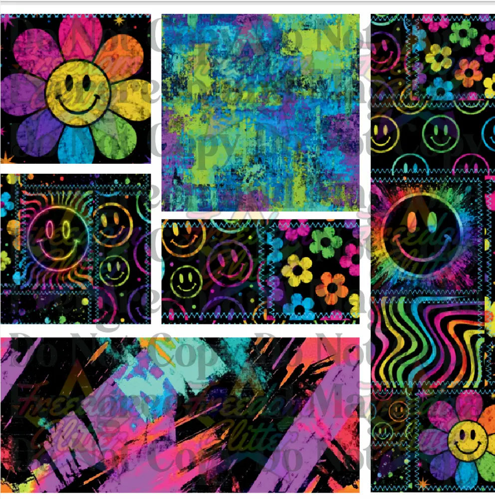 Mixed Image Sheet - Neon Dreams 1 (Printed Vinyl)