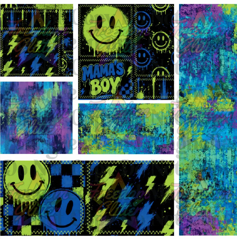 Mixed Image Sheet - Neon Dreams 2 (Printed Vinyl)
