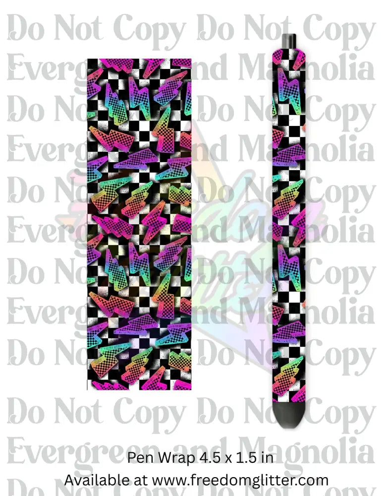 Neon Retro Grunge 2 (Printed Vinyl)