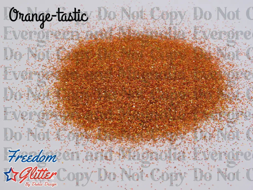 Orange-tastic (Holographic/Fluorescent Glitter)