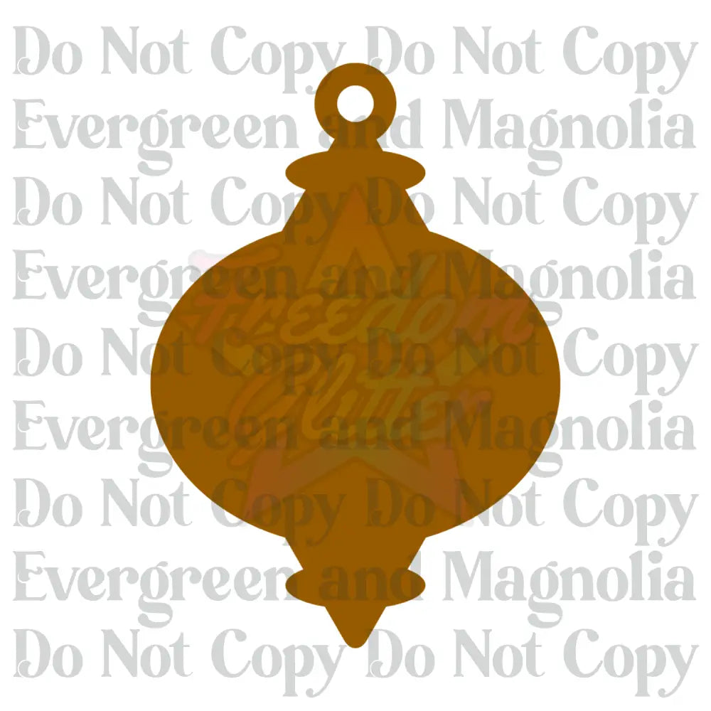 Decorative Acrylic Ornament Blank 2 – 4"